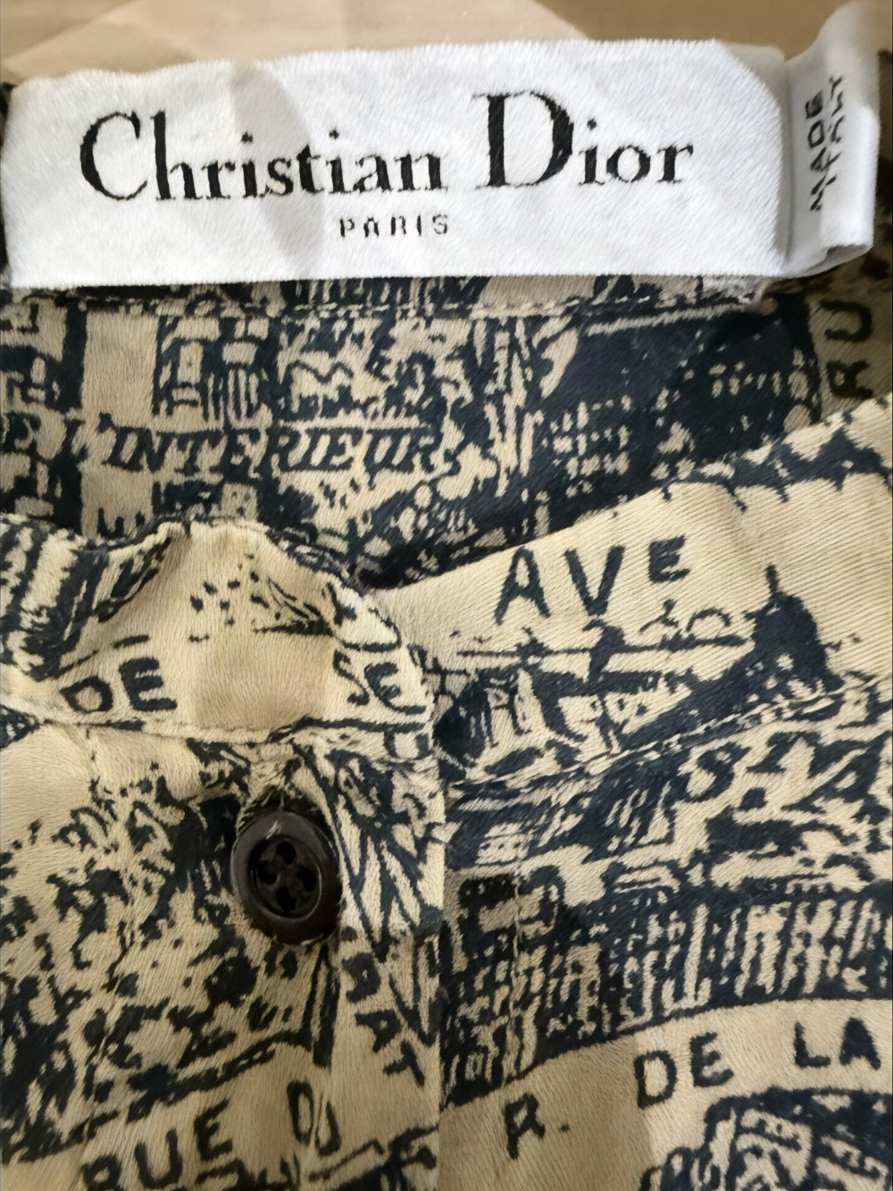 Christian Dior High Low Shirt|1317